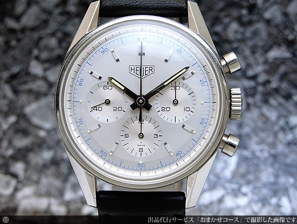 タグ・ホイヤー TAG HEUER クラシック カレラ クロノグラフ シルバーダイヤル 1964年復刻モデル Ref.CS3110 手巻き  内/外箱・取説・保証書付属 | アンティーウオッチマンはROLEX（ロレックス）・OMEGA（オメガ）・TUDOR（チュードル）などアンティーク腕時計の委託通販  ...