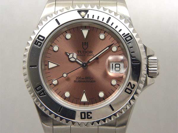 チュードル サブマリーナ Ref.79190 希少ピンクサブ | アンティーウオッチマンはROLEX（ロレックス）・OMEGA（オメガ）・TUDOR（ チュードル）などアンティーク腕時計の委託通販専門店—時計の委託・アンティーウオッチマン