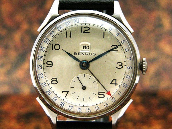 ブメントの BENRUSベンラス腕時計手巻き2針スモセコ角形レクタンギュラー アンティーク Kc5iW-m42359456442 ックライト