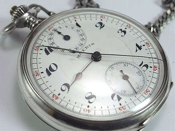 モーリス 純銀製 クロノグラフ 懐中時計 | 時計の委託通販【アンティー