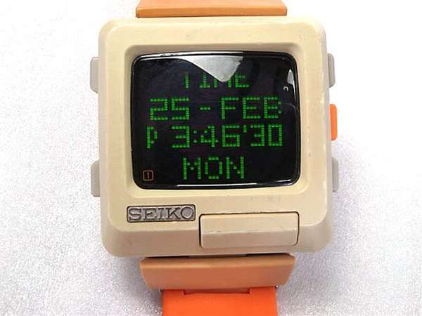 90s セイコー タイムトロン ビンテージデジタル時計 - 腕時計(デジタル)