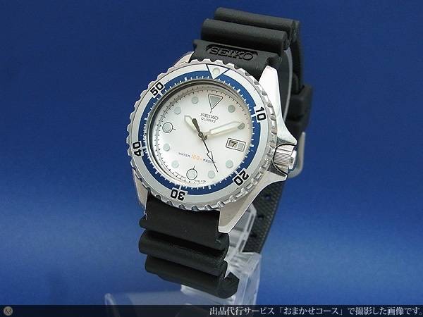 大阪買付 美品　SEIKO クオーツ 150m ダイバー　ボーイズ　2925-0010 腕時計(アナログ)